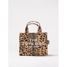 Marc Jacobs Borsa The Cheetah Small Tote Bag in canvas stampa animalier Nero Taglia OS