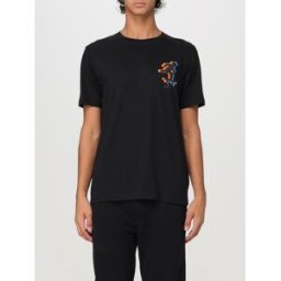 Paul Smith T-shirt in cotone con stampa grafica Nero Taglia XL