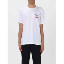 Paul Smith T-shirt in cotone con logo Bianco Taglia L