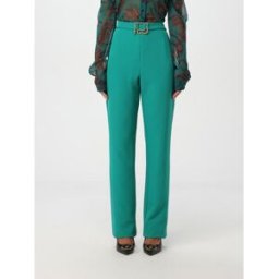 Just Cavalli Pantalone in crêpe Verde Taglia 42