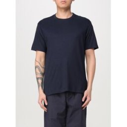 Shark T-shirt in cotone e lyocell Blue Taglia L