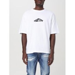 Dsquared2 T-shirt Icon in cotone Bianco Taglia L