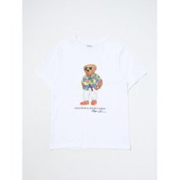 Ralph Lauren T-shirt Bear Bianco Taglia S