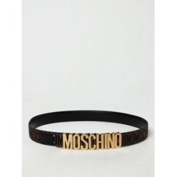 Moschino Cintura in tessuto jacquard Marrone Taglia 54