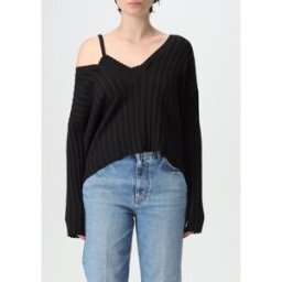 Moschino Pullover in misto viscosa Nero Taglia S