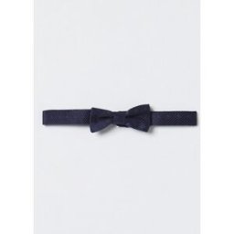 Emporio Armani Papillon Kids in seta jacquard Blue Taglia L