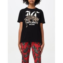 Just Cavalli T-shirt in cotone Nero Taglia S