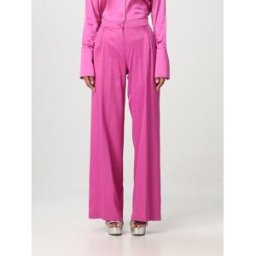 Patrizia Pepe Pantalone in viscosa Fragola Taglia 38