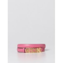Moschino Cintura in pelle Rosa Taglia 40