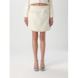 Self-Portrait Gonna mini in bouclè Panna Taglia 8