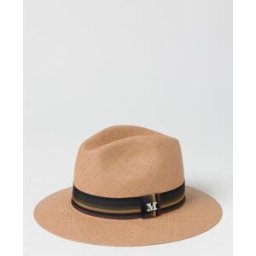 Max Mara Cappello Rodesia in paglia Sabbia Taglia 57