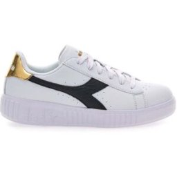 Sneakers Bianche con Logo Nero e Oro DIADORA GAME STEP SKIN GS 39