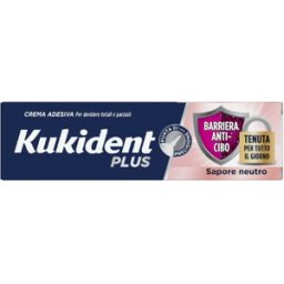 PROCTER & GAMBLE SRL KUKIDENT Plus Barriera Anti Cibo Sapore Neutro 40g