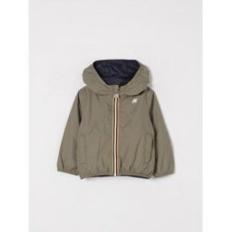 K-Way Giacca a vento con cappuccio Verde Taglia 10