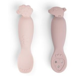 done bydeer Set 2 Cucchiai Apprendimento Done By Deer Tiny Farm Cipria