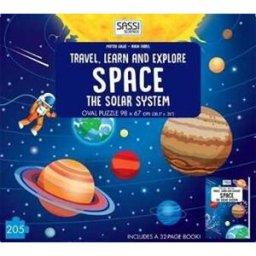 Matteo Gaule;Nadia Fabris Space. The solar system. Travel, learn and explore. Ediz. a colori. Con puzzle