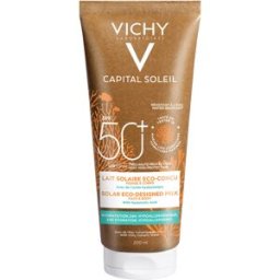 VICHY (L'Oreal Italia SpA) Vichy Capital Soleil Latte Solare Eco-sostenibile SPF50+ - Protezione solare per viso e corpo - 200 ml