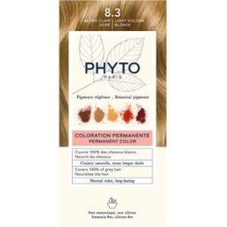 PHYTO (LABORATOIRE NATIVE IT.) Phyto Phytocolor Colorazione Permanente Tinta Numero 8.3 - Tintura capelli colore biondo chiaro dorato