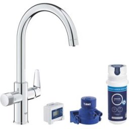 Grohe SISTEMA DI FILTRAZIONE STARTCURVE CON MISCELATORE LAVELLO 3 VIE E CARTUCCIA 30593000