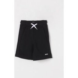 Boss Shorts jogging in misto cotone con logo Nero Taglia 6