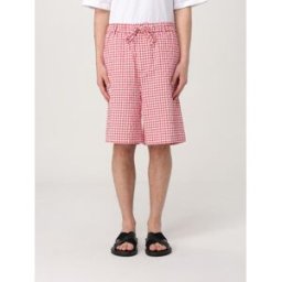 Marni Pantaloncino in cotone vichy Rosso Taglia 48