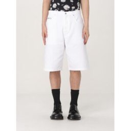 Moschino Pantaloncino in denim Bianco Taglia 50