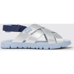 Camper Sandalo Oruga in pelle e poliestere riciclato Grigio Taglia 29