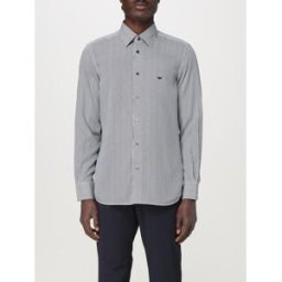 Emporio Armani Camicia in misto viscosa Blue Navy Taglia M