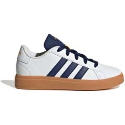 Sneakers Bianche con Lacci e Bande Laterali Blu Adidas GRAND COURT 2.0 K 38