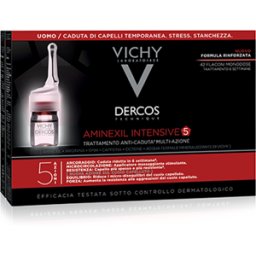 VICHY (L'Oreal Italia SpA) Dercos Aminexil Intensive 5 Trattamento Anticaduta 42 fiale Uomo