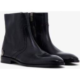 Roberto Cavalli Stivaletti Chelsea In Pelle - Male Stivali Nero 42