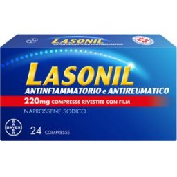 BAYER SpA Lasonil - Antinfiammatorio e antireumatico per dolori da lievi a moderati - 24 compresse rivestite
