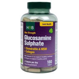 Max Strength Glucosamine Sulphate + Chondroitin & MSM + Collagen