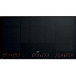 Beko Hii 98810 Nt Piano Cottura Induzione 5 Fuochi Larghezza 90 Cm Piano In Vetro Colore Nero - Hii 98810 Nt