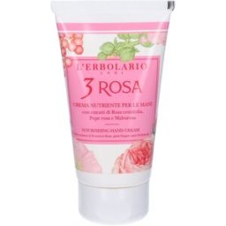 L'Erbolario L`Erbolario Crema Nutriente per le Mani 3 Rosa 75 ml la pelle