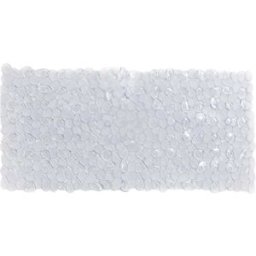 Tecnomat TAPPETO DOCCIA VASCA STONES RETTANGOLARE 36x91 cm ANTISCIVOLO IN VINILE TRASPARENTE