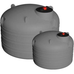 Rototec CISTERNA PANETTONE 1000 l GRIGIO IN POLIETILENE POTABILE O LIQUIDI