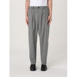 Marni Pantalone in lana vichy Nero Taglia 50