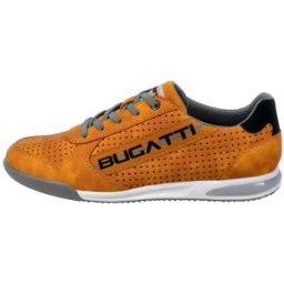 Stringate Gialle con Tomaia Traforata in Pelle BUGATTI 321A3801 44