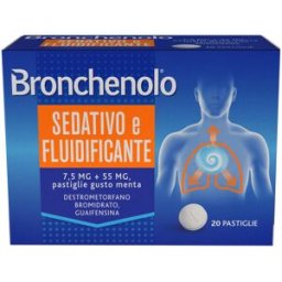 PERRIGO ITALIA Srl Bronchenolo Sedativo Fluidificante 20 Pastiglie per la Tosse