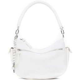 Desigual Half Logo Borsa a spalla 25SAXPBV 1000 Bianco