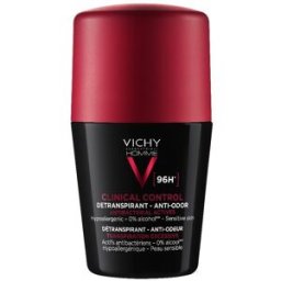 Vichy homme deodorante clinical control 96 ore - roll on - 50 millilitri