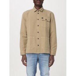 Fay Camicia in lino e cotone Sabbia Taglia S