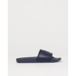 Emporio Armani Sliders in gomma Blue Taglia 40