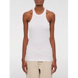 Sportmax Top in cotone e seta Bianco Taglia S