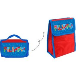 Virca Zainetto bambino porta merenda nome Filippo