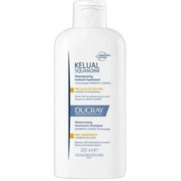 DUCRAY (Pierre Fabre It. SpA) Ducray Kelual Squanorm Shampoo Trattante Idratante - Shampoo anti-forfora secca - 200 ml