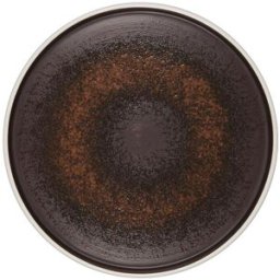 Piatto piano ruggine in porcellana Le Coq Estia, diam. 28,5cm, 6 pezzi