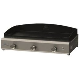 Plancha liscia Amalia inox a gas 375 Le Marquier