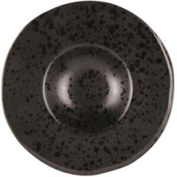 Pasta Bowl color nero puntinato in porcellana Le Coq Aetna, diam. 23cm, 6 pezzi